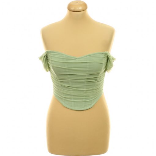 Shein zöld corset top