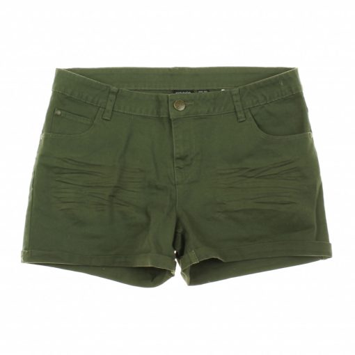 Esmara khakizöld sztreccs farmer short