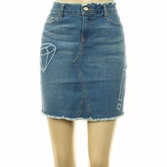 Rojtozott sztreccs farmer szoknya