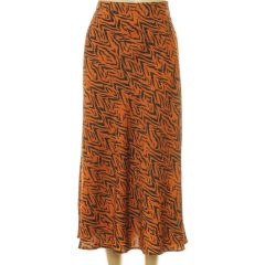 Yessica mintás szatén szoknya