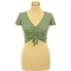 Zara khakizöld top