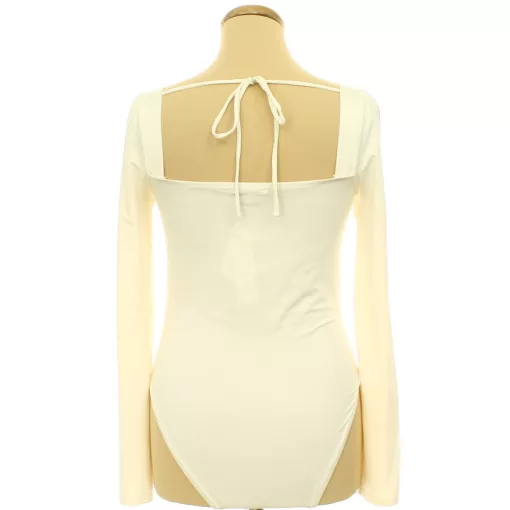 Topshop krémszínű body