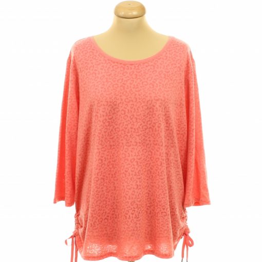 Dressin mintás rózsaszín felső