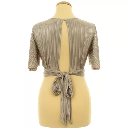 New Look csillámos barna top
