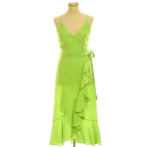 H&M átlapolt zöld ruha