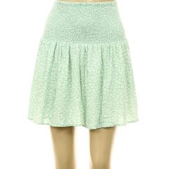 Clockhouse mintás zöld szoknya