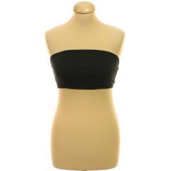 Shein gumírozott fekete top