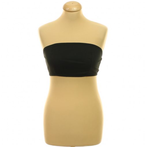 Shein gumírozott fekete top