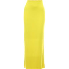 FashionNova sárga maxi szoknya