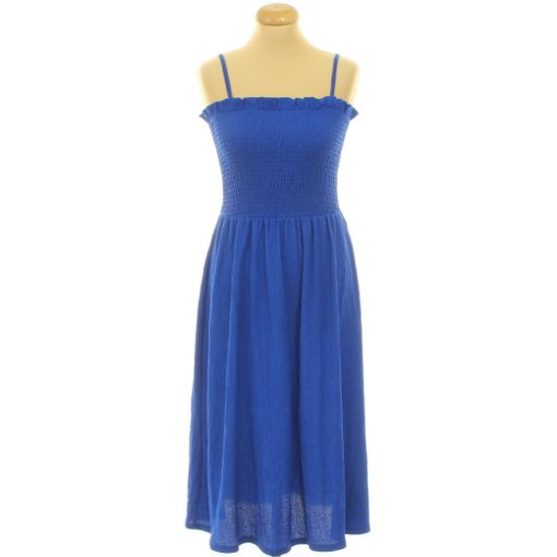 H&M gumírozott kék ruha