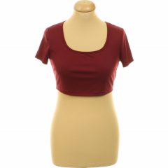 Shein bordó top
