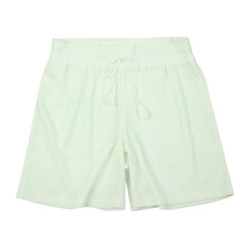 Amisu kreppelt fehér short