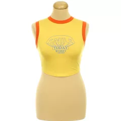 Shein sárga top