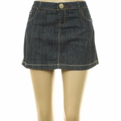 Evie sötétkék farmer miniszoknya