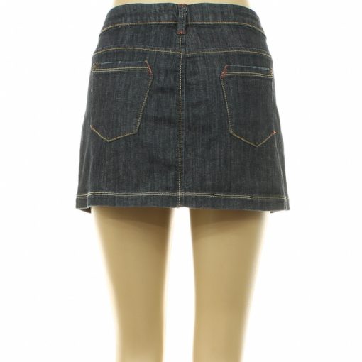 Evie sötétkék farmer miniszoknya