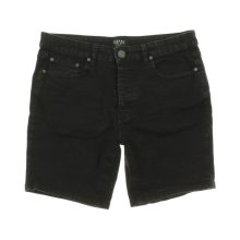 Boohoo fekete farmer rövidnadrág