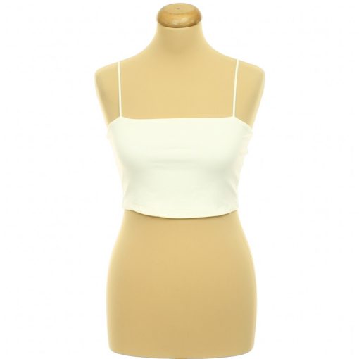 Bershka krémszínű top