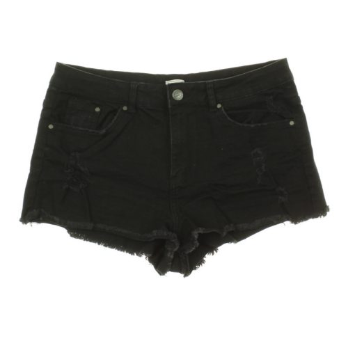 Pimkie szaggatott fekete farmer short