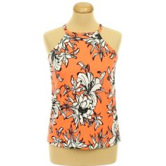 River Island virágmintás narancssárga felső