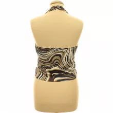 Shein ráncolt mintás top