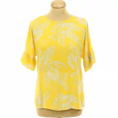 H&M mintás sárga blúz