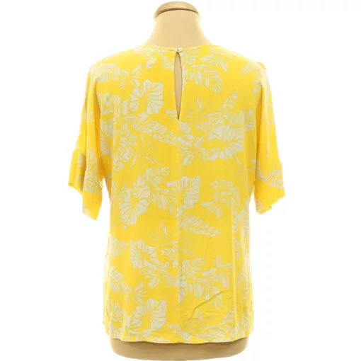 H&M mintás sárga blúz