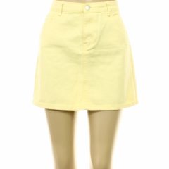 DenimCo sárga farmer miniszoknya