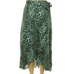 Boohoo mintás szatén szoknya