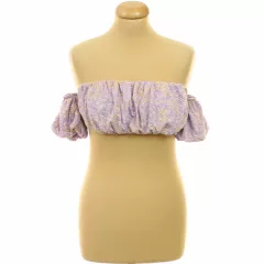 Missguided virágmintás lila top