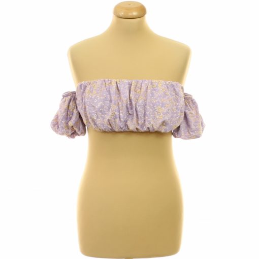 Missguided virágmintás lila top