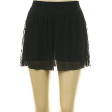 Pliszírozott fekete szoknya