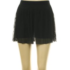 Pliszírozott fekete szoknya