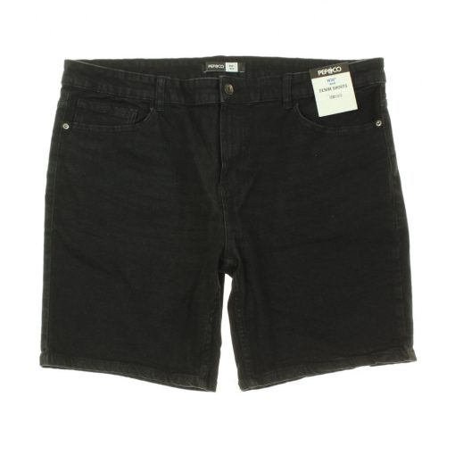 Pep&Co fekete férfi sztreccs farmer short