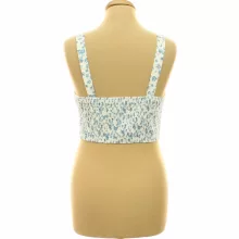 Shein ráncolt virágmintás top
