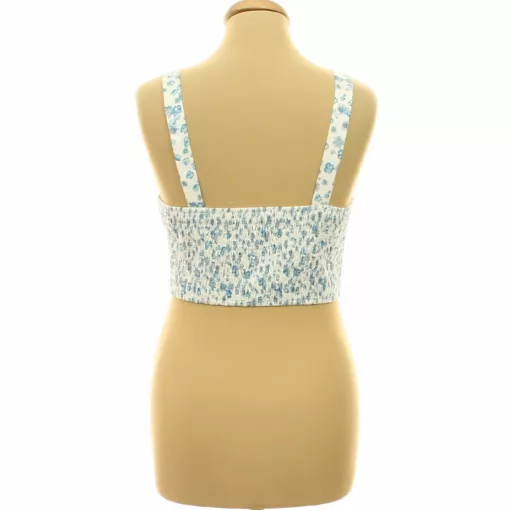 Shein ráncolt virágmintás top