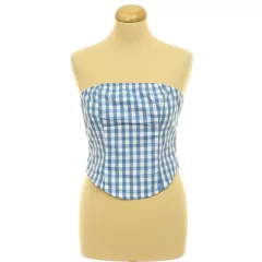Shein kockás top