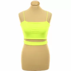 Shein neonsárga top