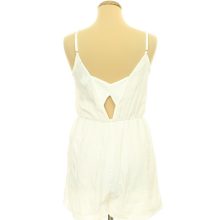 Shein horgolt csipkés fehér overál