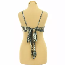 Shein mintás szatén top
