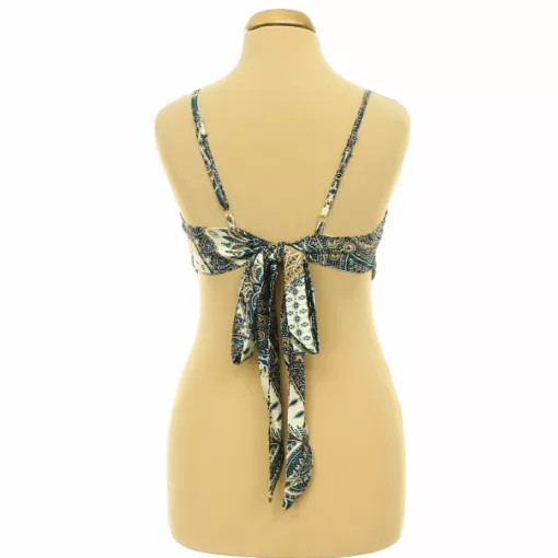Shein mintás szatén top