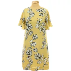 H&M virágmintás sárga ruha