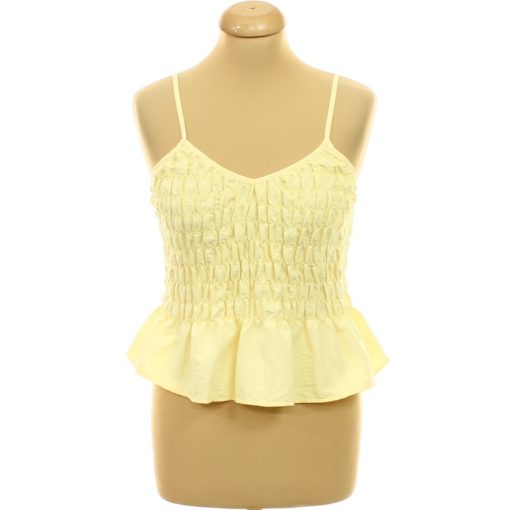 Primark gumírozott sárga top