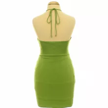 Pull&Bear zöld miniruha
