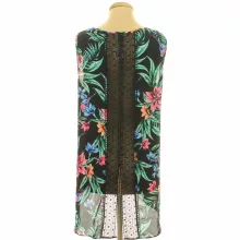 Primark mintás fekete tunika