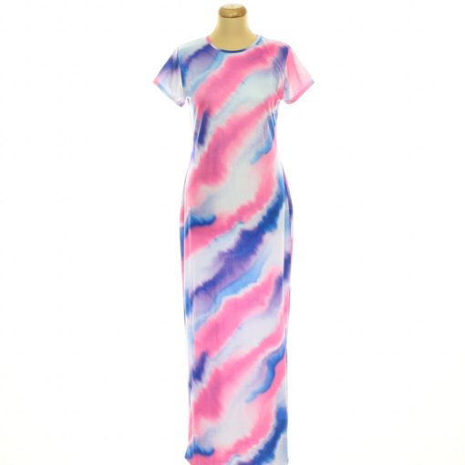 Boohoo színes maxi ruha