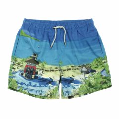 Mintás kék fürdőnadrág