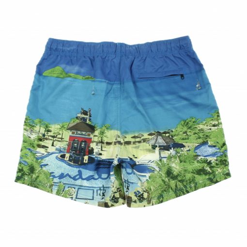 Mintás kék fürdőnadrág