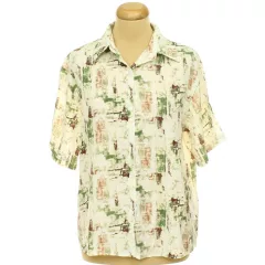 Shein mintás oversize ing