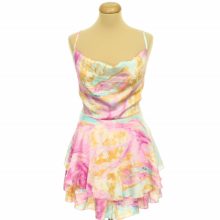 Quiz mintás szatén overál