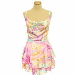 Quiz mintás szatén overál